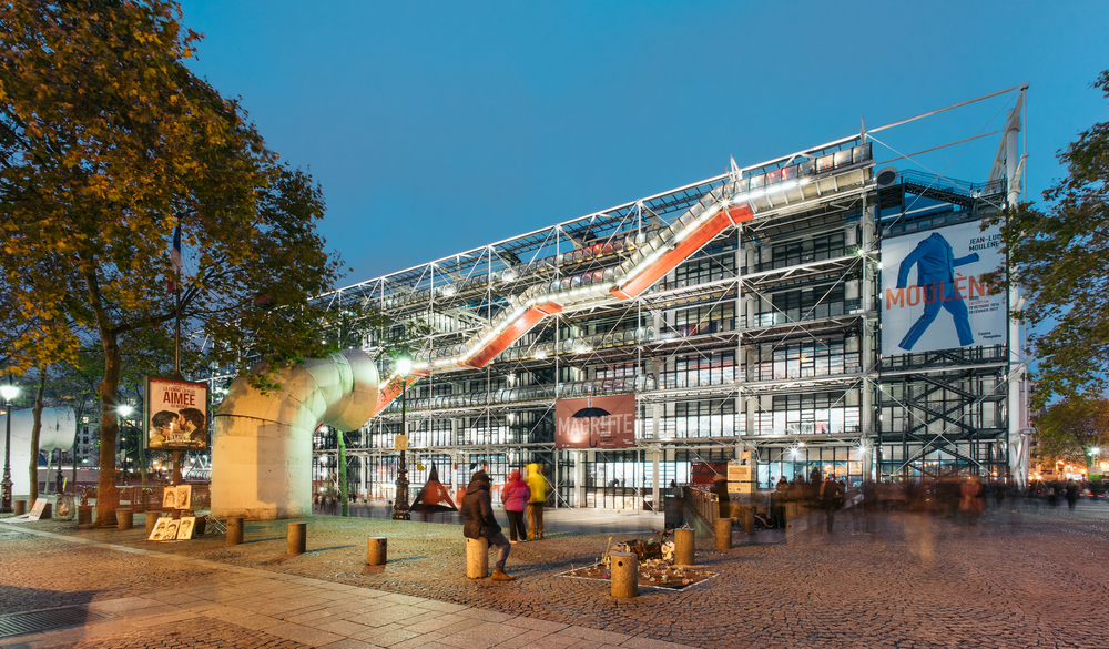Pompidou art center, Paris, France